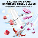 Electric Garlic Chopper Vegetable Masher