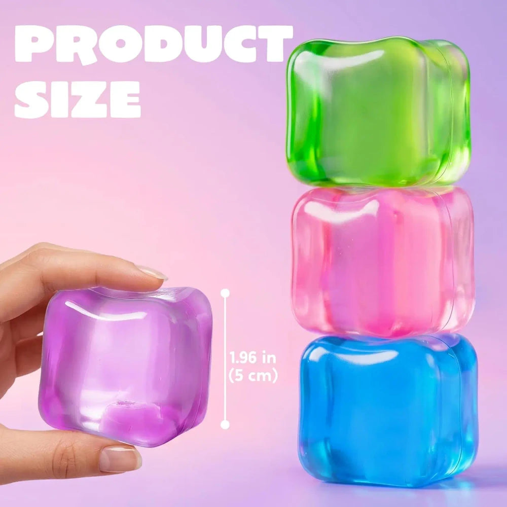 Squishy Fidget Stress Relief Cube Set