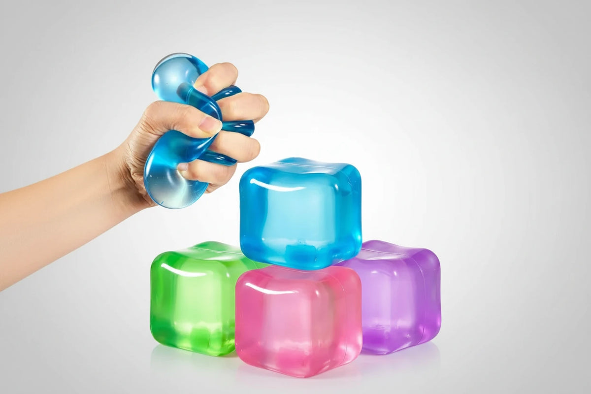 Squishy Fidget Stress Relief Cube Set