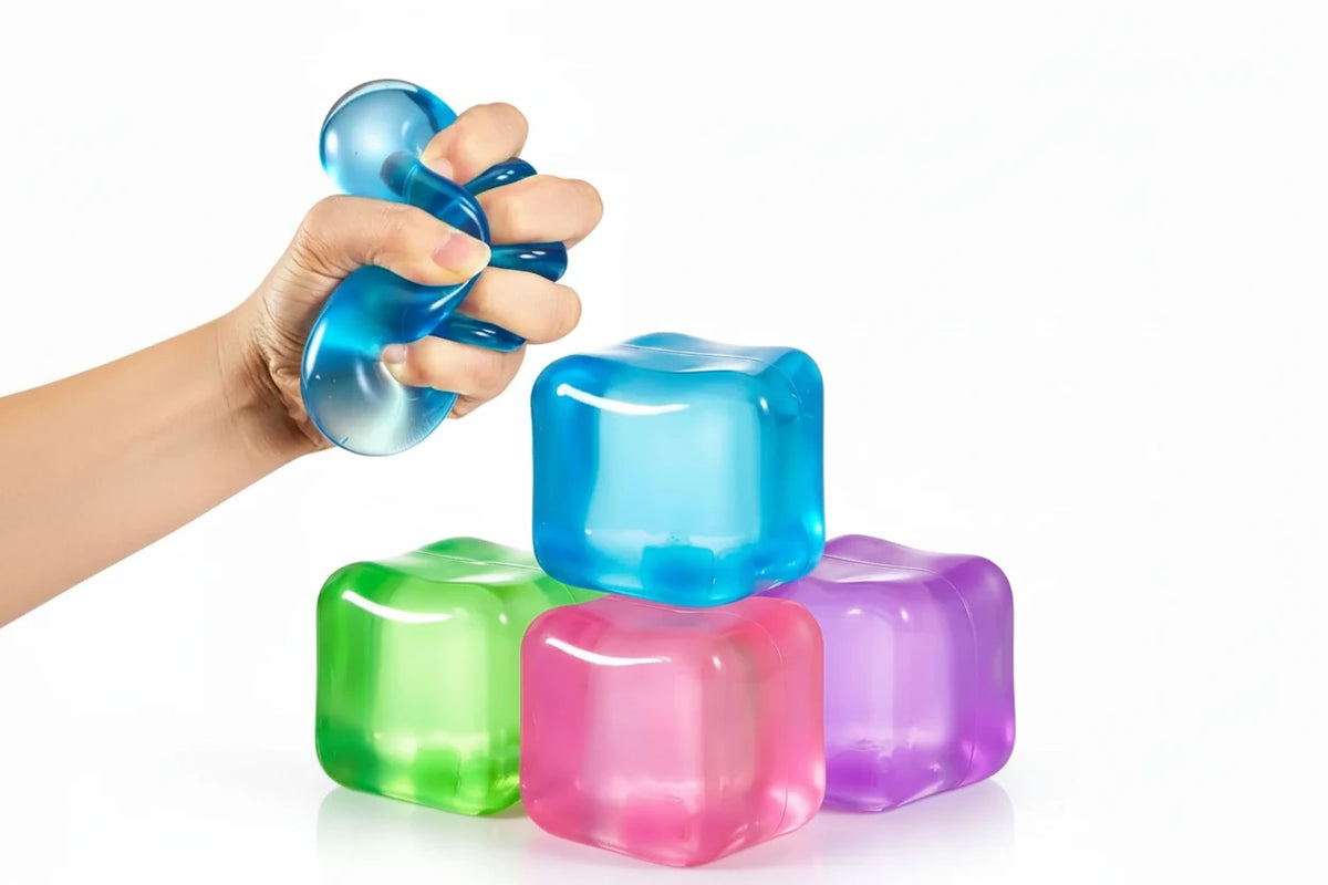 Squishy Fidget Stress Relief Cube Set