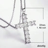 Crystal Cross Pendant Necklace