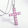 Crystal Cross Pendant Necklace