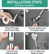 Chrome Handheld High Pressure Shower Head