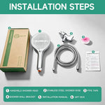 Chrome Handheld High Pressure Shower Head
