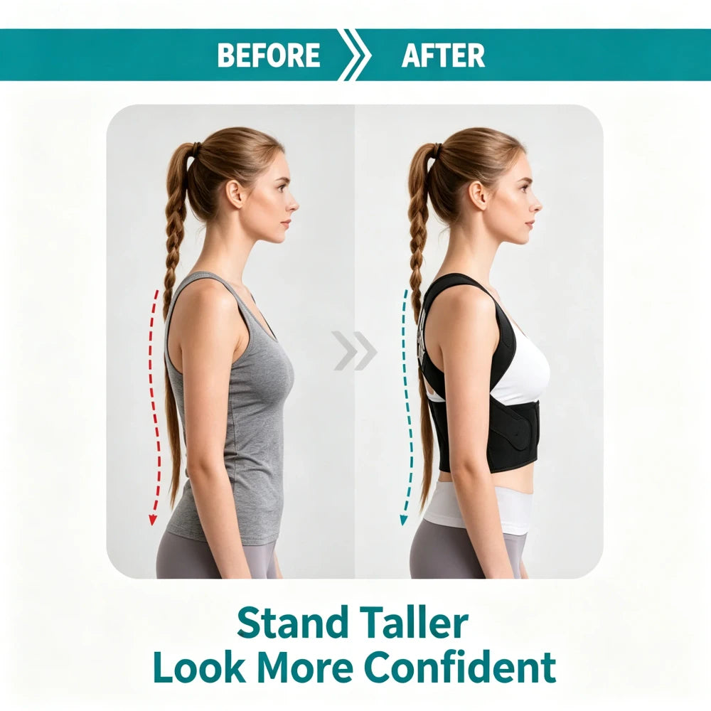 Adjustable Back Posture Support Brace