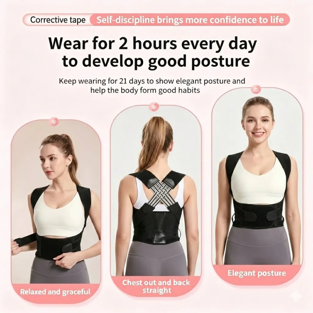 Adjustable Back Posture Support Brace