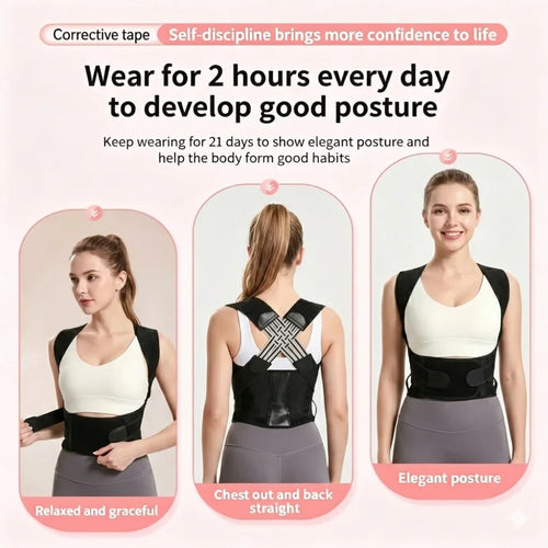 Adjustable Back Posture Support Brace