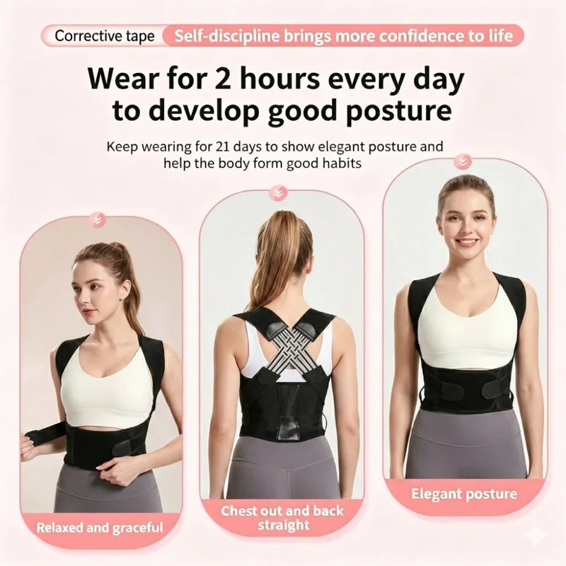 Adjustable Back Posture Support Brace